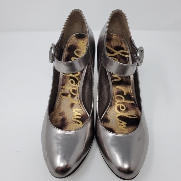 SAM EDELMAN- Taupe Heels- Women's- Size 8M - Picture 2 of 16